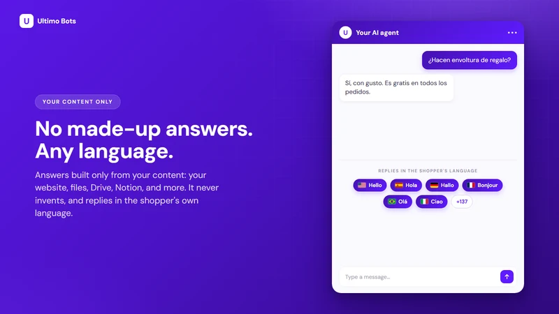 Ultimo: AI Agent & Live Chat