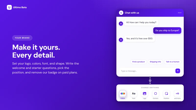 Ultimo: AI Agent & Live Chat