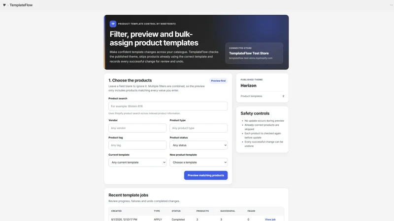 Template Flow