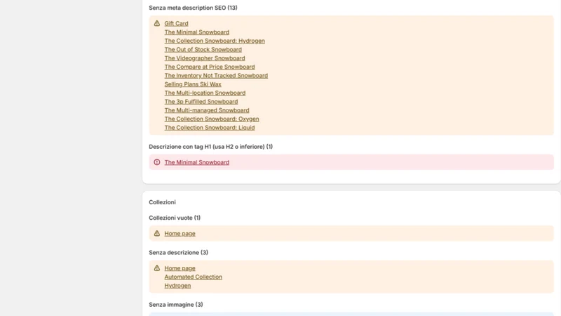 Store Checker & SEO Audit