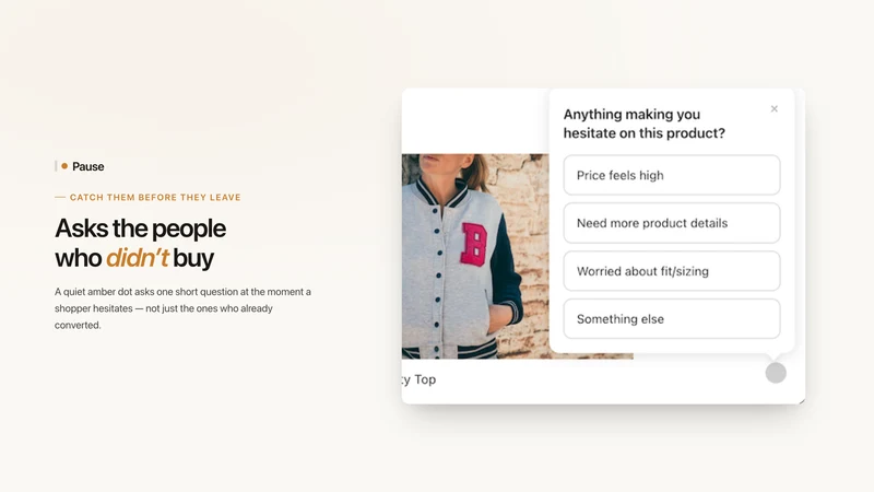 Pause: AI Customer Feedback