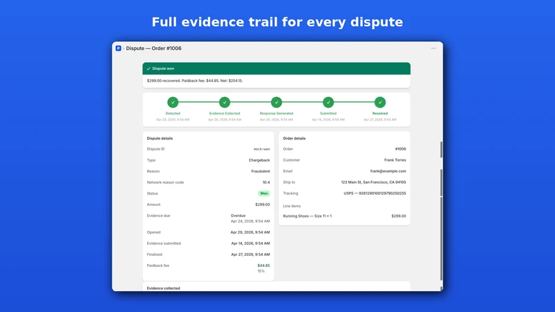 Paidback: Win Chargebacks