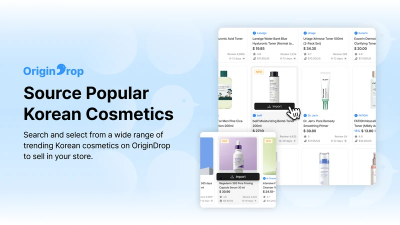 OriginDrop: K‑Beauty Dropship