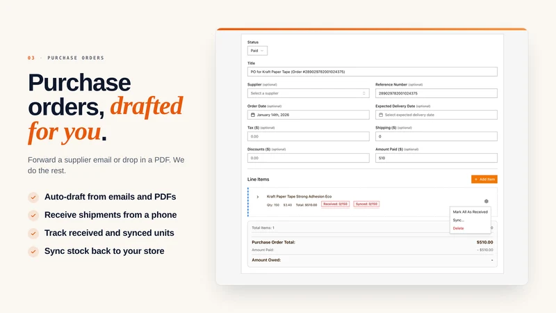 Organizely: Inventory Manager