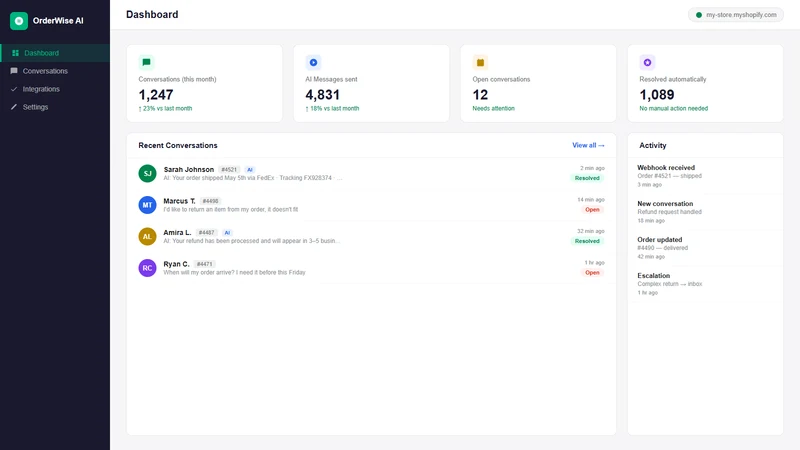 OrderWise AI