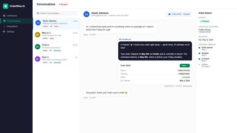 OrderWise AI