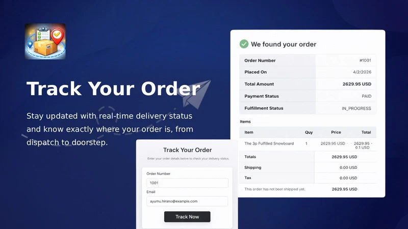 GSP Order Tracker