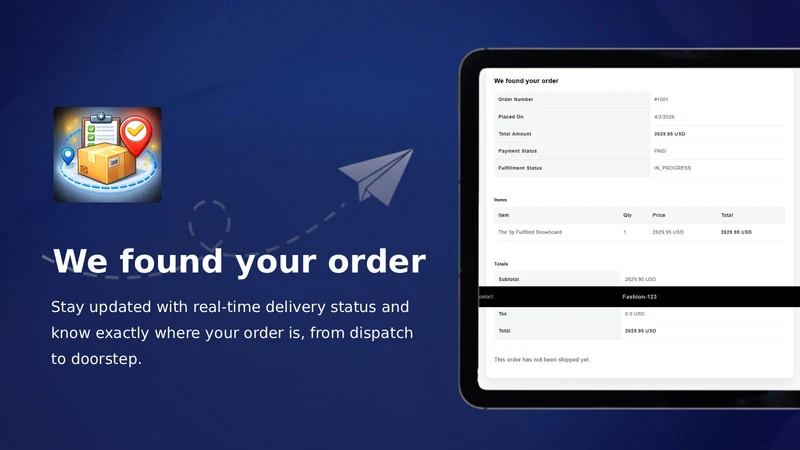 GSP Order Tracker