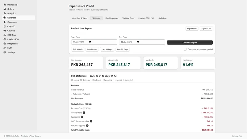 Order Pulse
