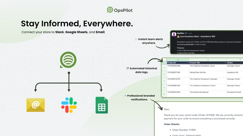 OpsPilot: Tasks & Workflows