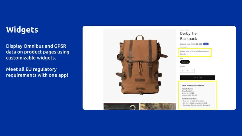 Omnibus & GPSR Compliance