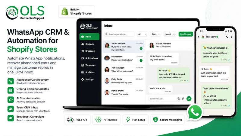 OLS: WhatsApp CRM & Marketing