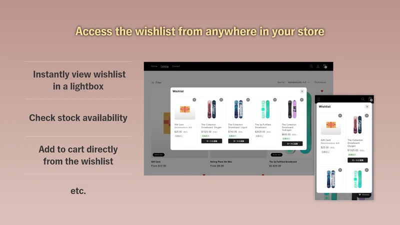 OKINI!‑Wishlist app‑