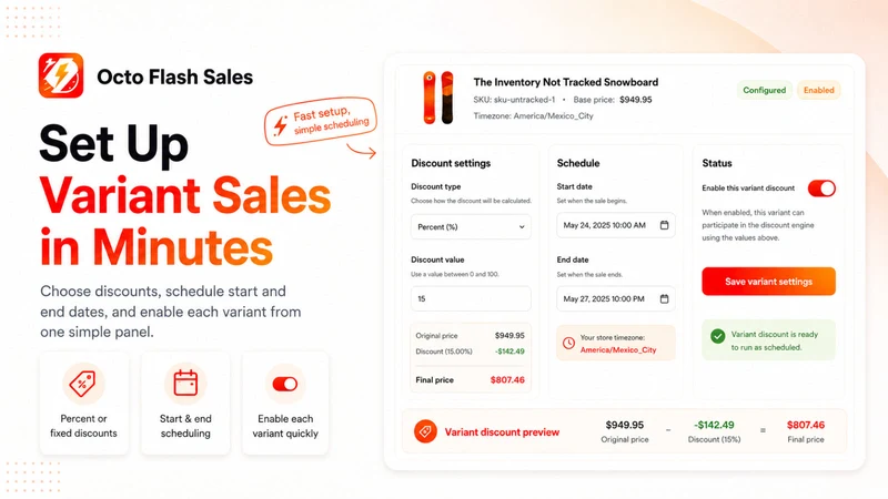 Octo Flash Sales