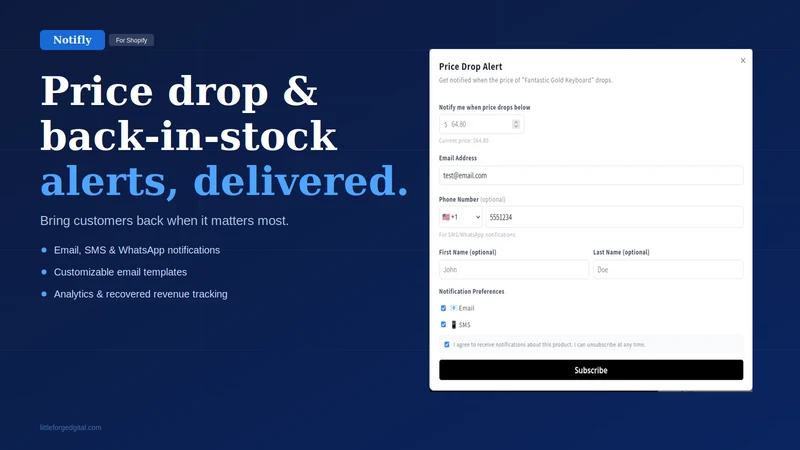 Notifly: Price Drop Alerts