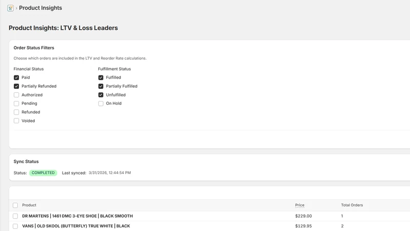 NextCart: LTV & Loss Leaders
