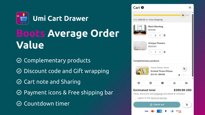 Nexora Cart Upsell Cart Drawer