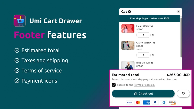 Nexora Cart Upsell Cart Drawer