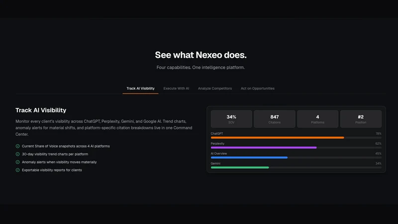 Nexeo: Get Cited by AI