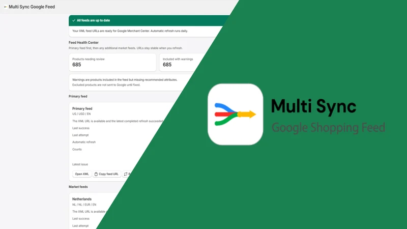 Multi Sync Google Feed