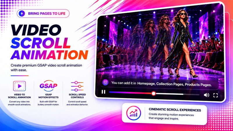 Motion Hero⇅ GSAP Scroll Video