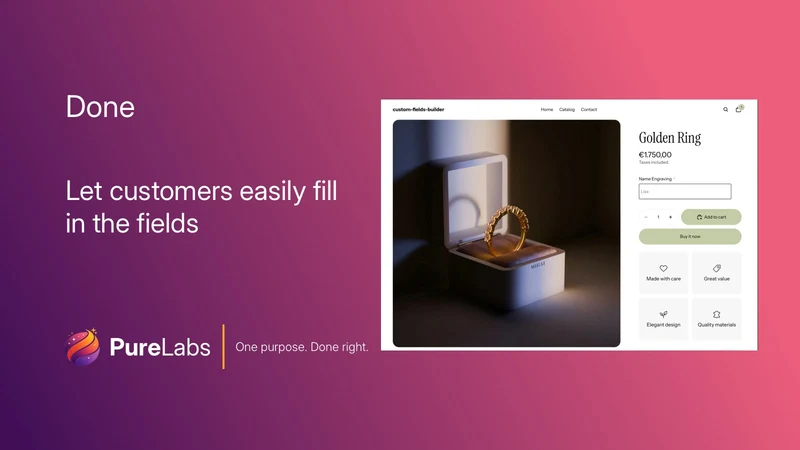 Pure Product Options