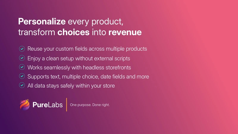 Pure Product Options