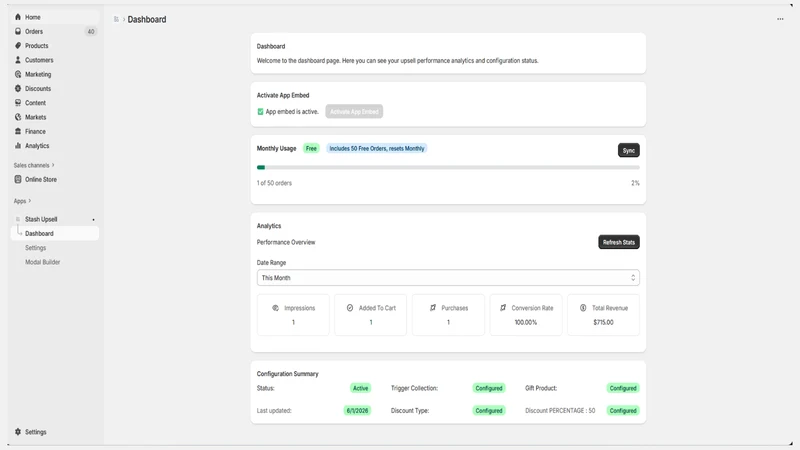 StashApps Subscription Upsell