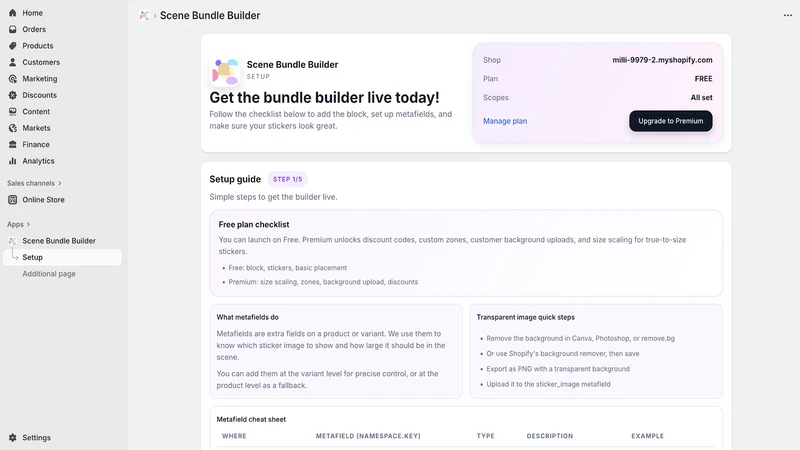 Scene Bundle Builder