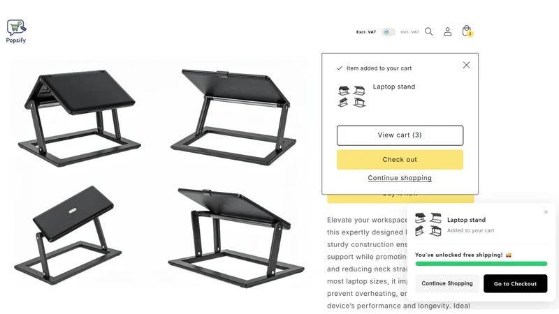 Popsify ‑ Cart Reward Popup