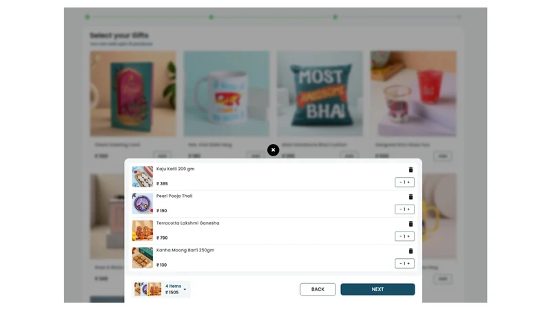 MyEra Dynamic Hamper Builder
