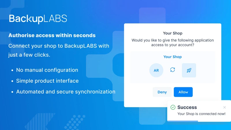 BackupLABS: Backups & Restore