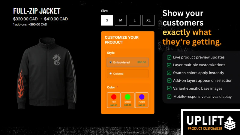 Uplift Product Customizer