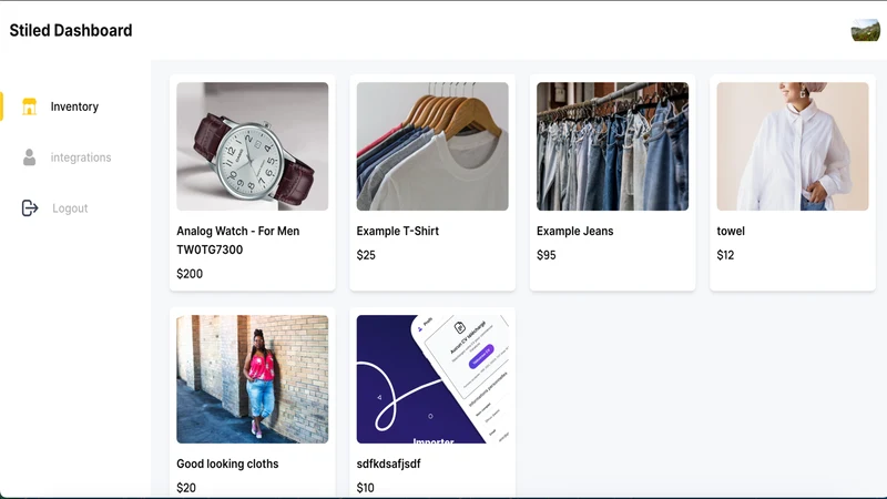 Stiled Inventory Integration