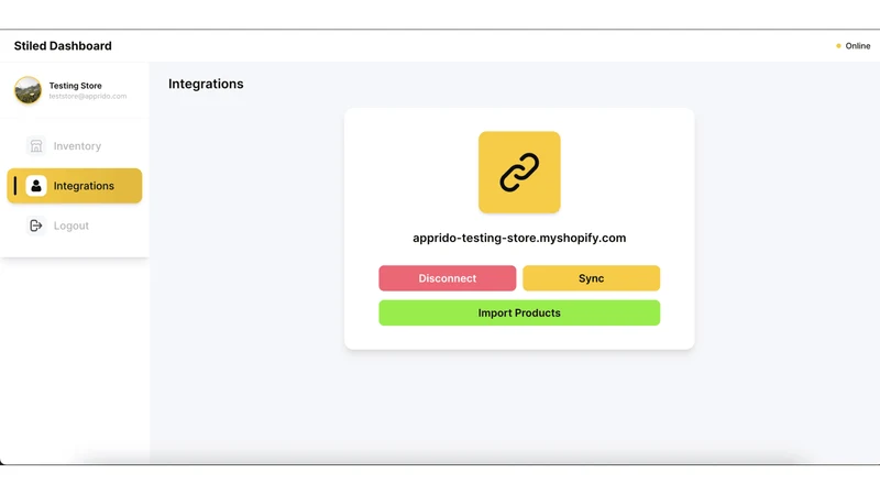 Stiled Inventory Integration