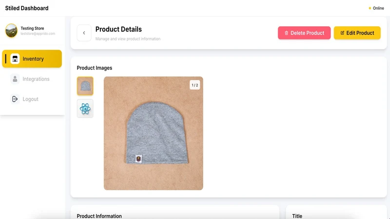 Stiled Inventory Integration