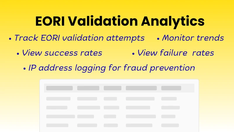 EORI Checker & Validator
