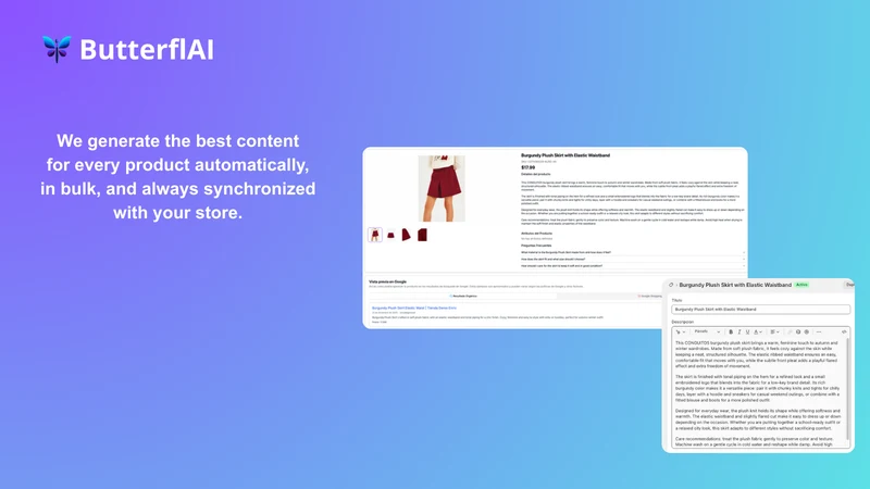 ButterflAI Product Description