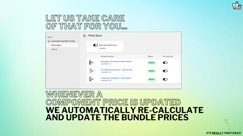 MODS Automatic Bundle Pricing