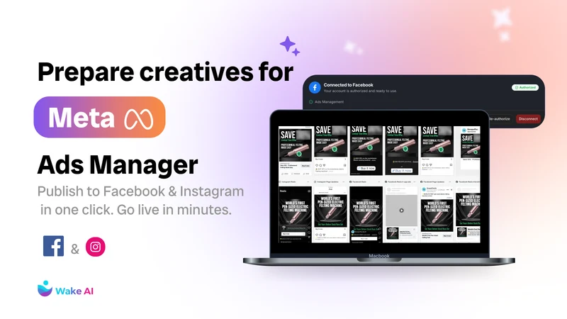 Wake AI Ads Creative Creator