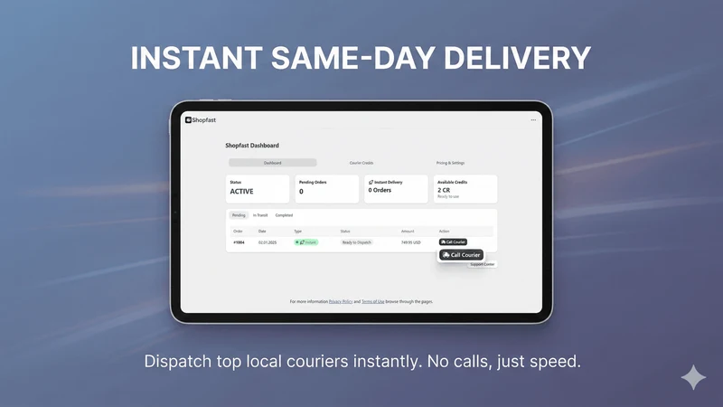 ShopFast: Same‑Day Delivery