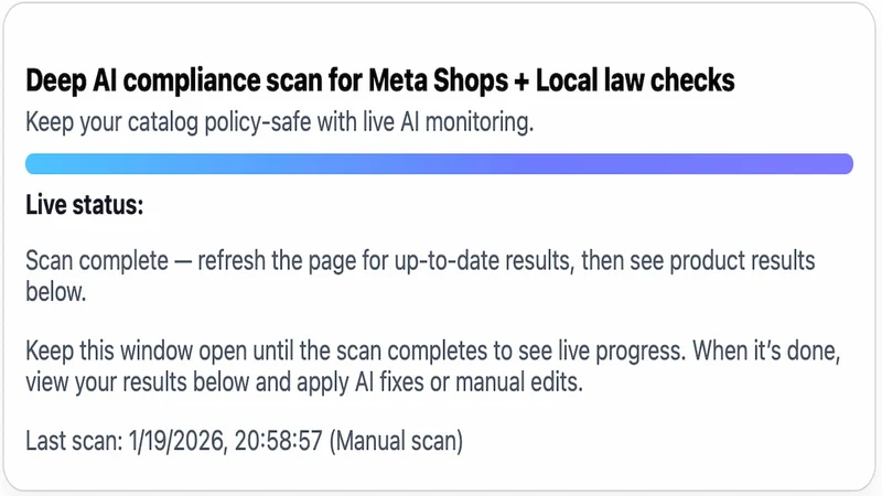 Get Compliant on Meta Shops