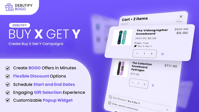DB Gift BOGO Buy X Get Y