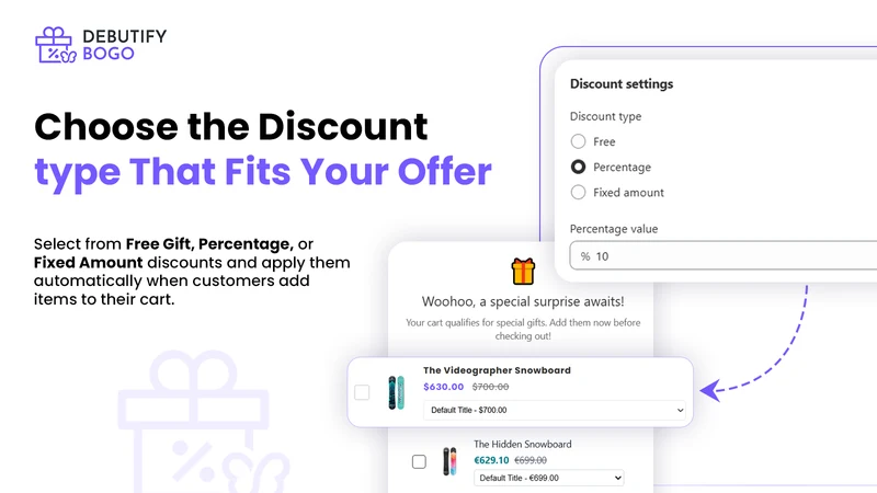 DB Gift BOGO Buy X Get Y