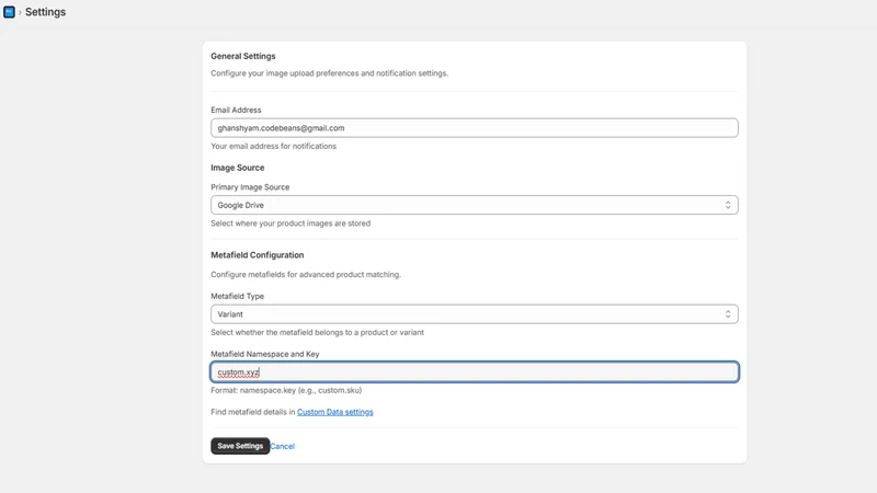 CFO Product Image Sync