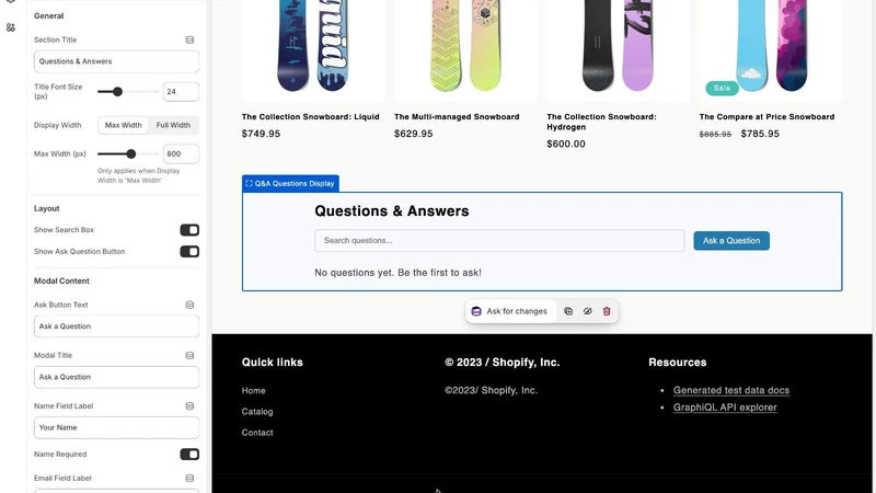AI Product Questions & Answers