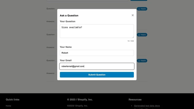 AI Product Questions & Answers