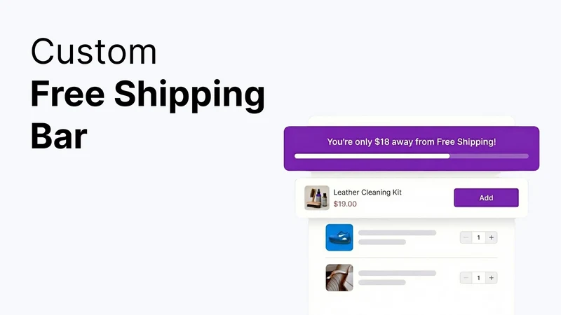 ConvertBar ‑ Free Shipping Bar