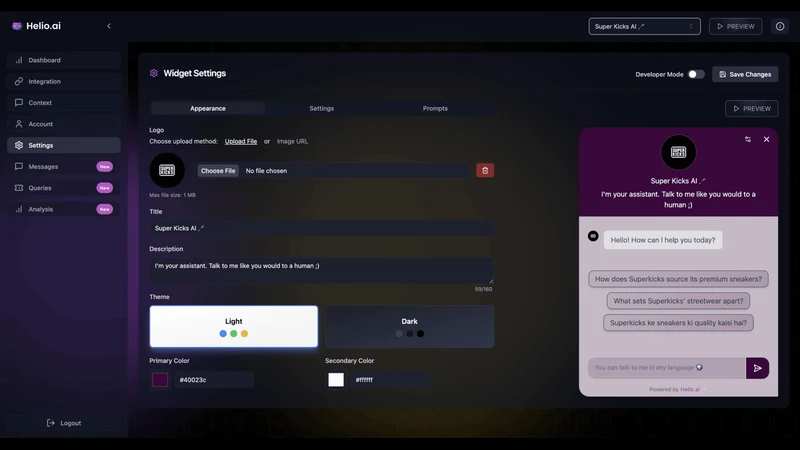 YourLio AI Chatbot & Live Chat