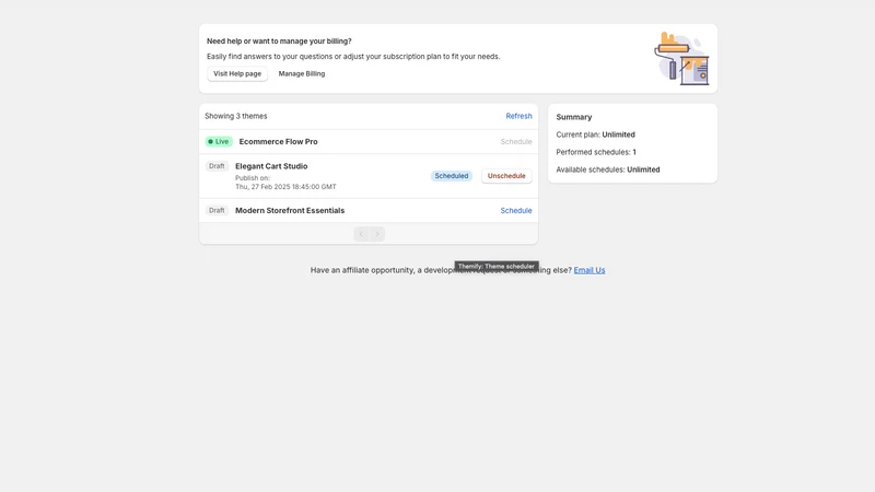 Themify: Theme scheduler